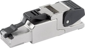 Złącze męskie RJ45 proste, bez konieczności użycia narzędzi Telegärtner MFP8 J00026A2000, RJ45, CAT 6a, 1 szt.