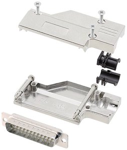 Zestaw listew męskich D-Sub encitech DCMR25-FK-DBP-W-K 6355-8065-03, rzędy: 2, styki: 25, 90 °, 1 szt.