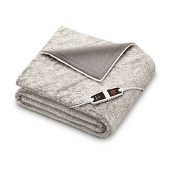 Beurer HD 150 XXL Nordic Cosy podgrzewany koc w kolorze szarobrązowym Ciepły koc Beurer 43105 HD 150 XXL Nordic Cosy 150 W