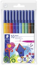 Piórnik Noris® 326 z 10 sztukami, różne Flamaster Staedtler   10 szt.