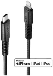 Kabel USB LINDY, USB 2.0, Złącze męskie Lightning, Złącze męskie USB-C®, 3.00 m