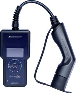 Tester funkcji z automatyczną sekwencją testową do sprawdzania funkcjonalności punktu ładowania AC E zgodnie z IEC 61851-1 Tester bezpieczeństwa, Tester VDE, Adapter testowy Gossen Metrawatt PROFiTEST H+E EASY CHECK