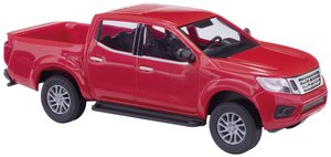 Model samochodu Busch 53700 H0 Nissan Navara czerwona