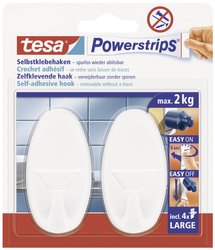 Hak samoprzylepny tesa POWERSTRIPS® 58013-00049-20 2 szt.