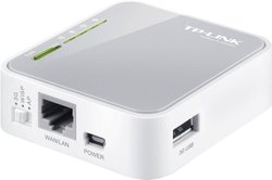 Router TP-LINK TL-MR3020, LAN (10/100 MBit/s), USB 2.0, 2.4 GHz, 150 MBit/s