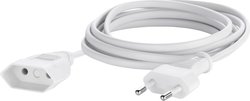 Sygonix SY-5042680 zasilanie przedłużacz   biały 5.00 m H03VVH2-F 2X 0,75 mm²