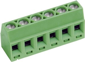 Złącze skręcane PTR AKZ602/3-3.81-V, 3 pin, RM 3,81 mm, 1,5 mm2, 13,5 A, 130 V, zielone