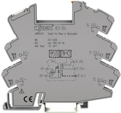Gniazdo przekaźnika WAGO 857-104, 1 szt.