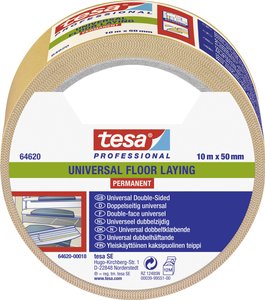 Taśma do wykladzin tesa tesa® Professional 64620-00018-11 UNIVERSAL PERMANENT (D x S) 10 m x 50 mm 10 m 1 szt.