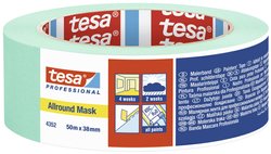 tesa® PROFESSIONAL 4352 Allround Mask - taśma maskująca do ostrych krawędzi lakieru 50m:38mm Taśma maskująca tesa  04352-00003-00 ALLROUND MASK (D x S) 50 m x 38 mm 50 m 1 szt.