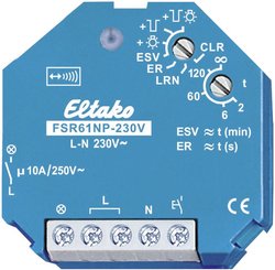 Element wykonawczy Eltako FSR61NP, bezprzewodowy, podtynkowy, 1 kanał, zasięg: 100 m