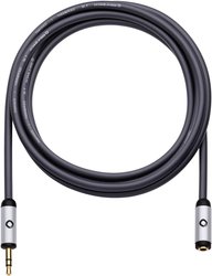 Kabel audio, Jack Oehlbach 60036, [1x złącze męskie jack 3,5 mm - 1x złącze żeńskie jack 3,5 mm], 5.00 m, czarny