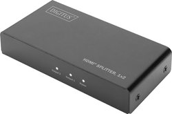 Rozdzielacz HDMI Digitus DS-45324 4K, 1x2, 4K2K, UHD/60Hz EDID, HDR, HDCP, czarny  Splitter HDMI Digitus DS-45324 1 szt.