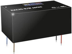 Konwerter AC/DC 20 w „POWERLINE” w 2„x1” 3kV reg Zasilacz AC/DC RECOM RAC20-05SK/W 5 V 20 W