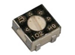 Potencjometr cermetalowy, 1kΩ, 0,25W, SMD, górny, 3314J-1-102E Bourns 3314J-1-102E  1 kΩ SMD  1 szt.