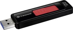 Pendrive USB 3.0 Transcend TS128GJF760, 128 GB, czarno-czerwonyi, 80 MB/s / 68 MB/s