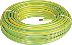 Kabel uziemiający BKL Electronic 1502034/25,   16 mm², 25 m, zielony, żółty