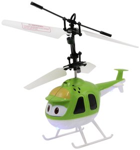 MINI HELIKOPTER NA PODCZERWIEŃ, ZIELONY Helikopter RC dla początkujących RtR