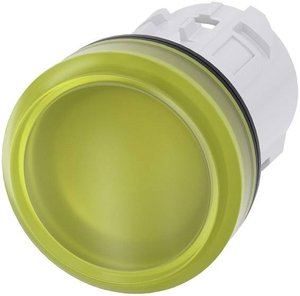 Lampka kontrolna, 22mm, okrągła, plastikowa, żółta, soczewkowa, gładka Siemens 3SU1001-6AA30-0AA0 Kontrolka 1 szt.