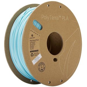 Filament do drukarek 3D PLA Polymaker 70910, Średnica filamentu: 1.75 mm, 1000 g, niebieski, lodowy