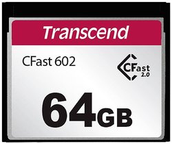 Karta pamięci Cfast, Transcend TS64GCFX602, 64 GB, 500 MB/s / 350 MB/s