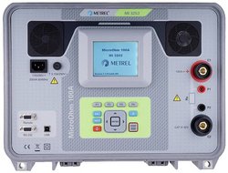 MicroOhm 100A - zestaw standardowy  Omomierz Metrel MI 3252