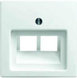 Gniazdo UAE/IAE/ISDN Zaślepka Busch-Jaeger Busch-balance SI 1803-02-914, śnieżnobiały