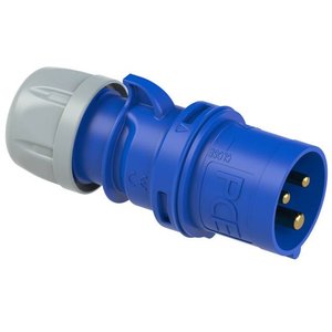 Wtyczka CEE-Cara, PCE 172500009, 3-pin, 230 V/AC, 16 A, IP4