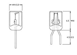 Żarówka All-Glas T1 1/4 WT 19V / 50 mA, 5 szt.