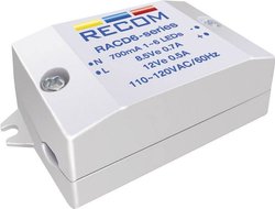 Źródło prądowe LED 6 W 350 mA 22 V/DC  Recom Lighting RACD06-350 Maksymalne napięcie robocze: 264 V/AC