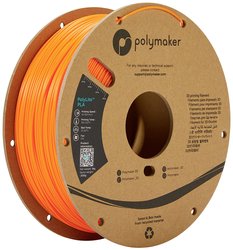 Filament do drukarek 3D PLA Polymaker PA02008, Średnica filamentu: 1.75 mm, 1000 g, pomarańczowy