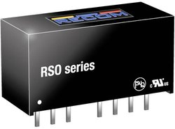Przetwornica DC/DC, do PCB RECOM RSO-2415S RSO-2415S, SIP-8, 1 W, 67 mA, 1 szt.