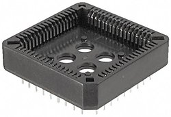 TRU COMPONENTS A-CCS 044-Z-T Podstawka PLCC Wymiary siatki: 12.7 mm Ilość styków: 44  1 szt.