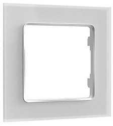 Ramka na guziki w kolorze białym Shelly Wall Frame 1 wh  Ramka