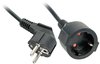 LINDY 30244 zasilanie przedłużacz   czarny 3 m H05VV-F 3G 1,5 mm²
