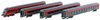 Wagon osobowy Hobbytrain H25224 N Zestaw 4 wagonów pasażerskich Railjet linii ÖBB