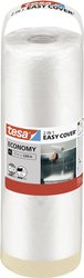 tesa Easy Cover ECONOMY folia do prac malarskich - folia malarska 2 w 1 do krycia i taśma maskująca do maskowania - 17 mx 260 cm Folia ochronna tesa  56578-00000-00 Easy Cover Economy (D x S) 17 m x 2.60 m 17 m 1 szt.