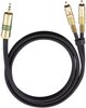 Kabel audio, Cinch / Jack Oehlbach 2056, [2x złącze męskie RCA/cinch - 1x złącze męskie jack 3,5 mm], 1.00 m, czarny