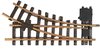 Zwrotnica prosta prawa LGB 12000, 300 x 645 mm, 30°, sterowana ręcznie, skala IIm