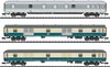 Wagon towarowy MiniTrix 15424 Zestaw samochodowy N Postexpress ExprD 14117 DB